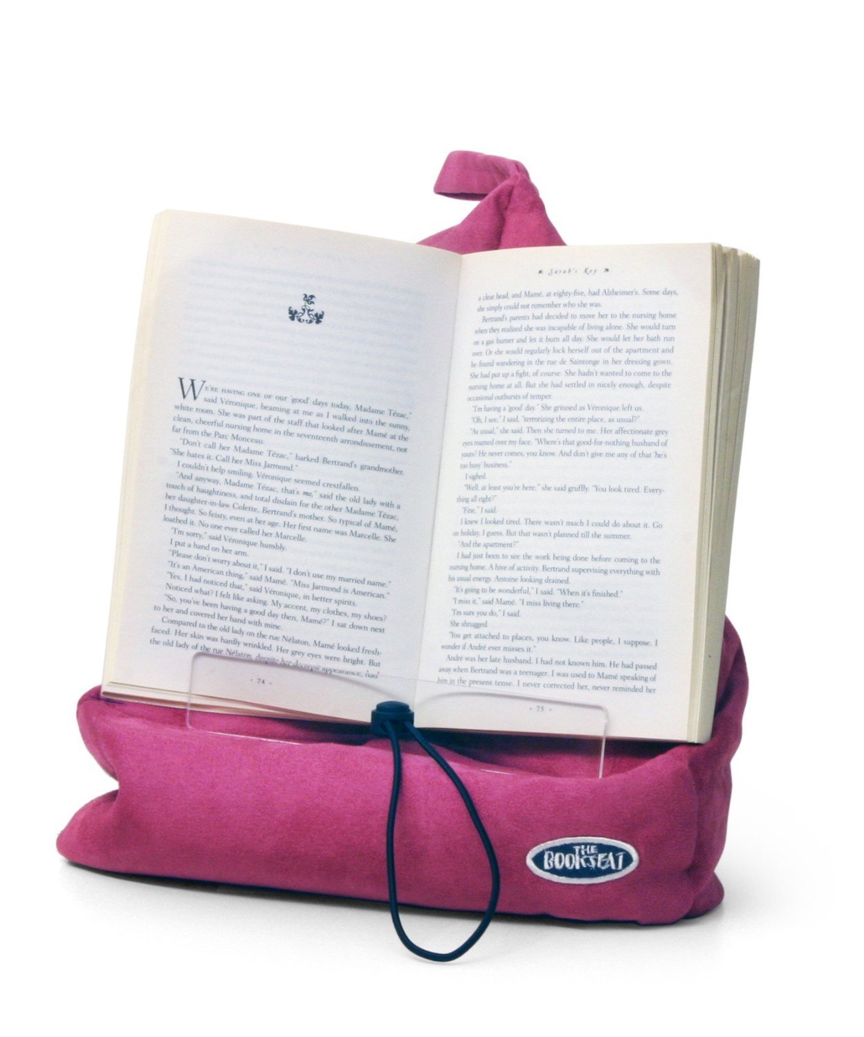 The Book Seat Book Holder And Travel Pillow Pink Amazon Co Uk