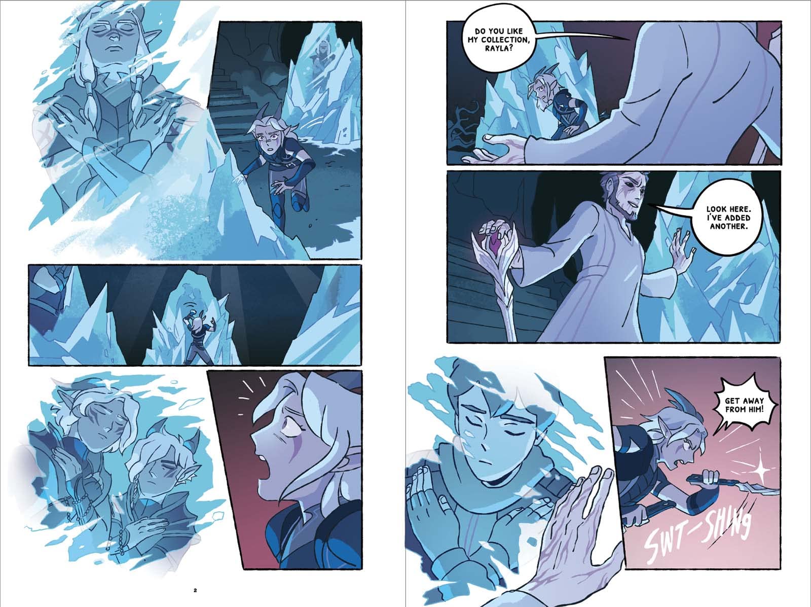 Through the Moon: A Graphic Novel (The Dragon Prince Graphic Novel #1)
