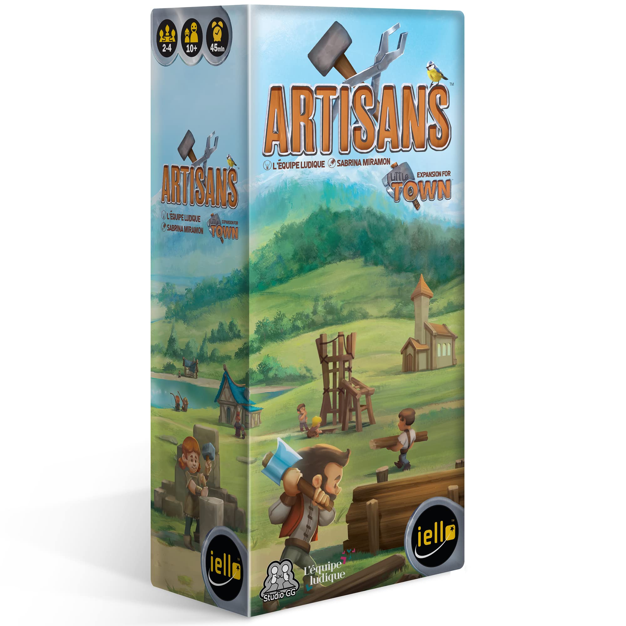 Iello | Little Town: Artisans | Board Game | Ages 10+ | 2-4 Players | 45 Minutes Playing Time