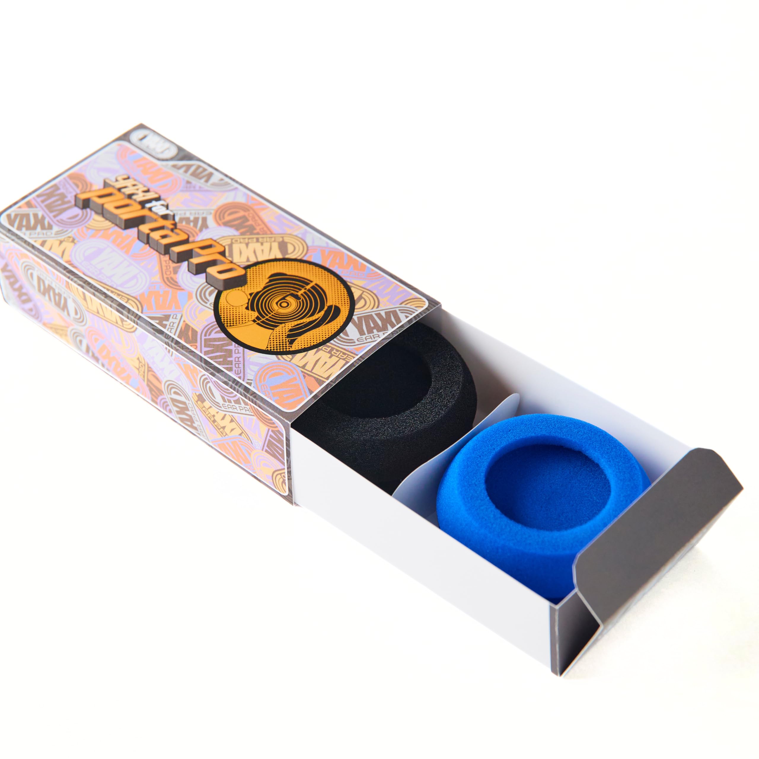 YAXI EARPADS for Koss PORTAPRO 2Pairs (2P-BU+BK) — image 1
