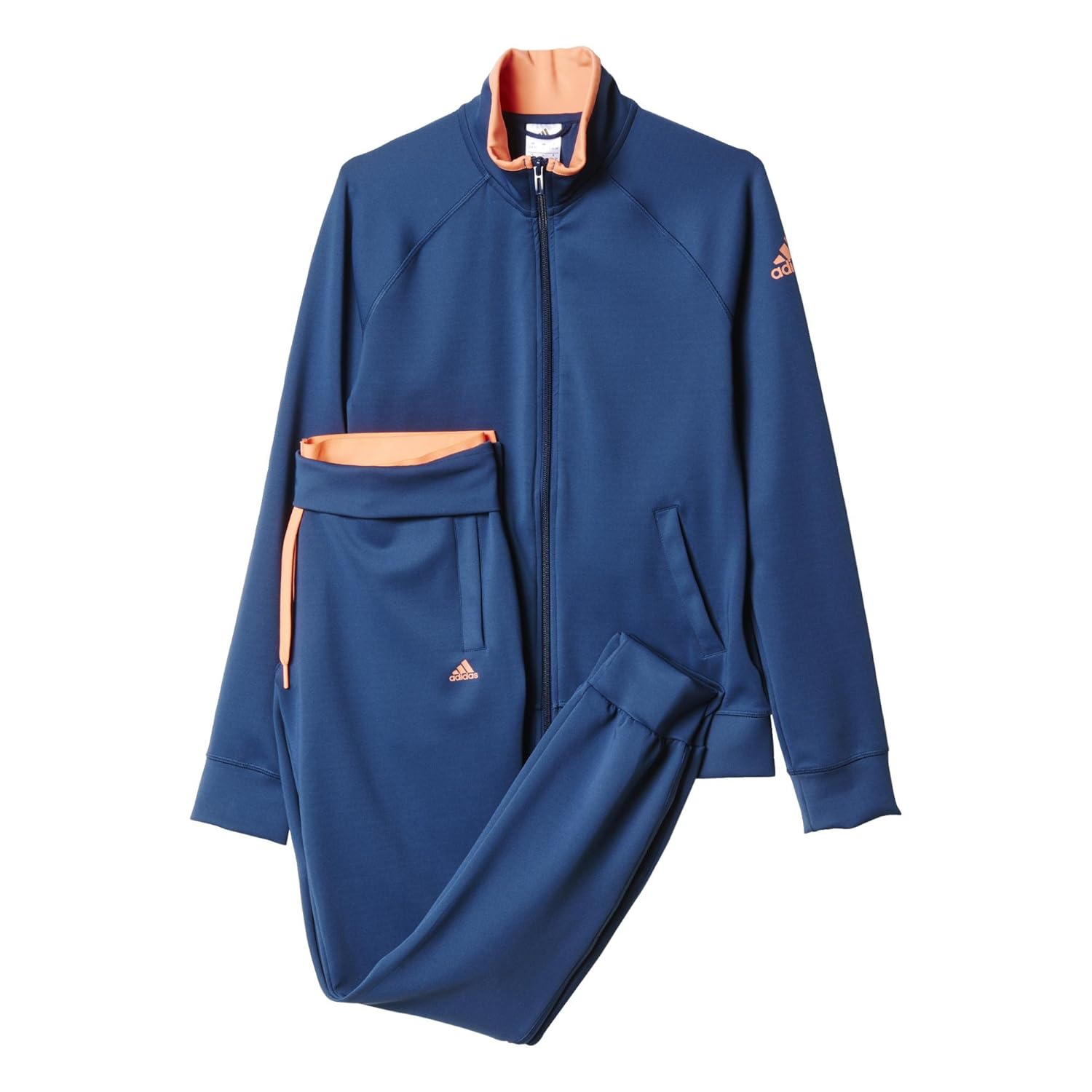 orangener adidas anzug