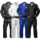 Gold BJJ Foundation Gi - Pearl Weave Jiu Jitsu Gi for Men and Women - IBJJF Competition Legal BJJ Gi