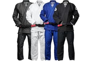 Gold BJJ Foundation Gi - Pearl Weave Jiu Jitsu Gi for Men and Women - IBJJF Competition Legal BJJ Gi