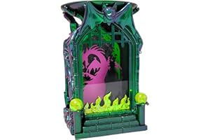 Bath & Body Works Maleficent Pillar Candle Holder Shadowbox Pedestal, Illuminated Resin Design, Enchanted Display Stand
