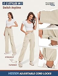 Moosehill Cargo Hiking Pants Women High Waisted