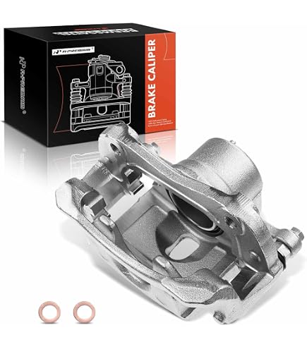 Power Stop Front Brake Calipers - High-Temp Red Powder Coated, Fit Hyundai Elantra, Sonata, Kia Optima, Soul
