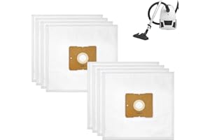 KERNEED 8 Pack Type Z HEPA Vacuum Bags for Riccar Moonlight, Pizzazz, Sunburst & Simplicity Jill, Jack, Snap Vacuum Cleaners, Part RZH-6/SZH-6