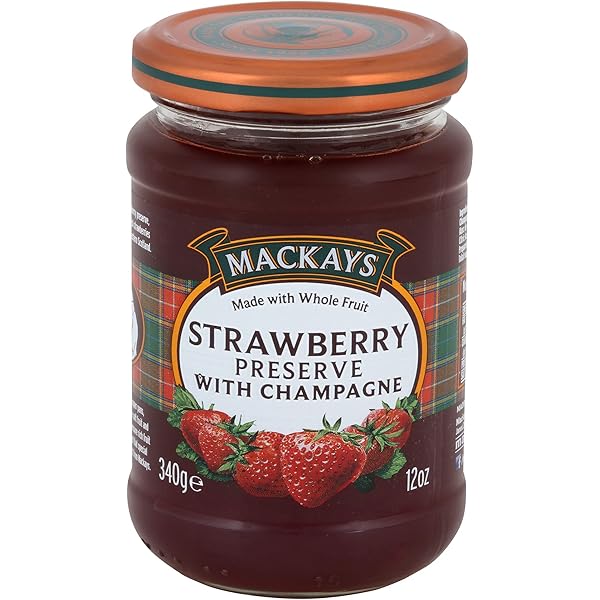 Mackays Seedless Blackberry Preserve - 12oz Scottish Fruit Spread