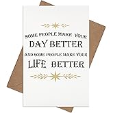 Cheerin Appreciation Card with Envelope - Thank You Cards for Coworkers, Teachers, Friends, Boss, or Parents - Inspiration Cards 5x8 Inch