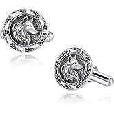 Wolf Cufflink 925 Sterling Silver Cufflinks for Men Suit Accesorries Cufflinks Jewelry Gifts for Men Husband