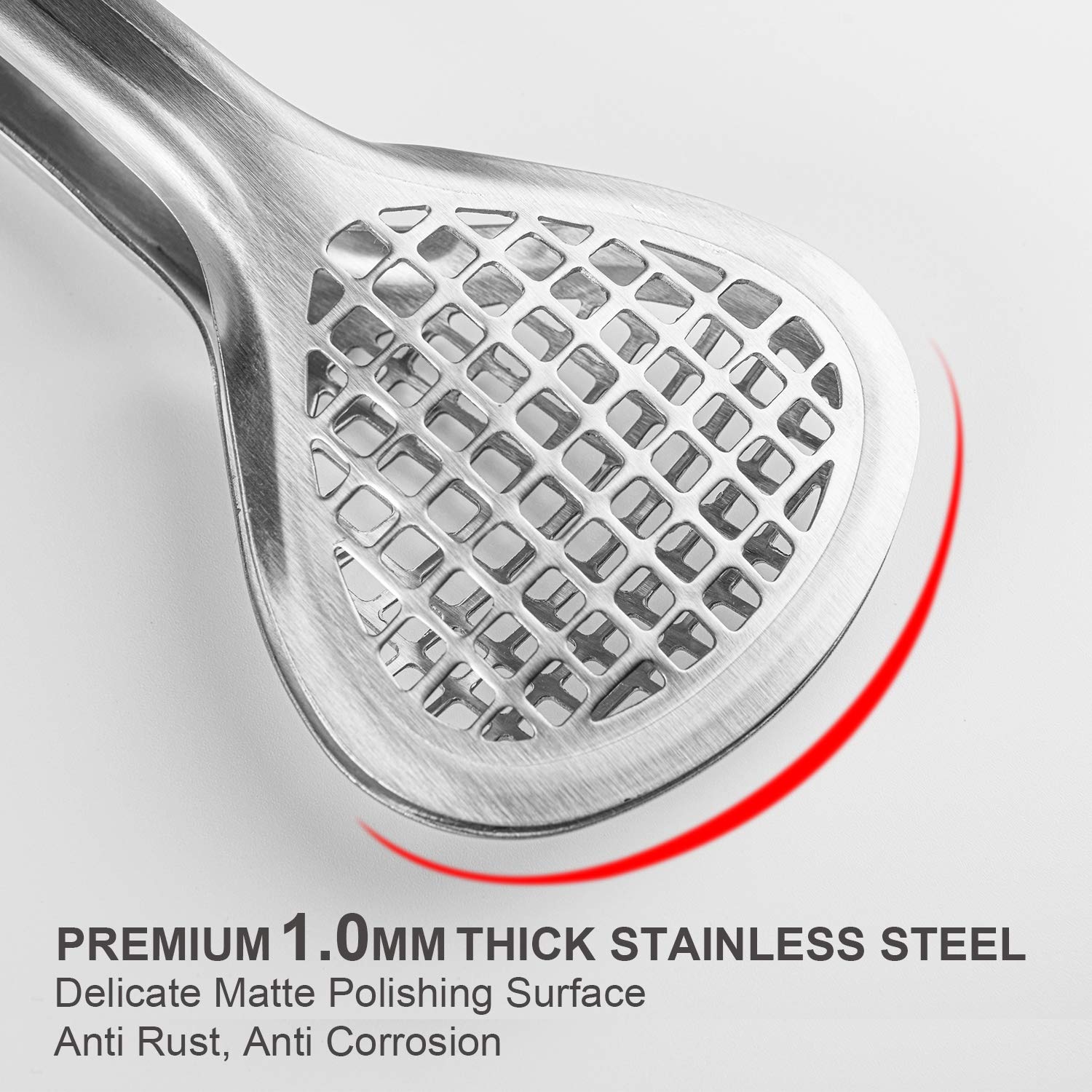 Tongs,Heavy Duty Tongs Stainless Steel Locking Kitchen Tongs,Premium Metal Food Tongs for Cooking Salad Serving Frying Barbeque Grilling, Wide Fry Tongs Set of 2 (12 Inch)