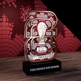 LAYERLUX FIFA World Cup 2026 Official Licensed Collectible Display with White LED Glow, Soccer Memorabilia Gift for Men Women Dad Kids Fans &ndash; Man Cave Bar Desk Decor &ndash; USA CAN MEX Trophy Replica