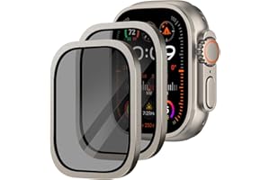 EasEasy 2 Pack Compatible for Apple Watch Ultra 3 Screen Protector 49mm Privacy, Anti-peeping 9H Tempered Glass Protective Fi