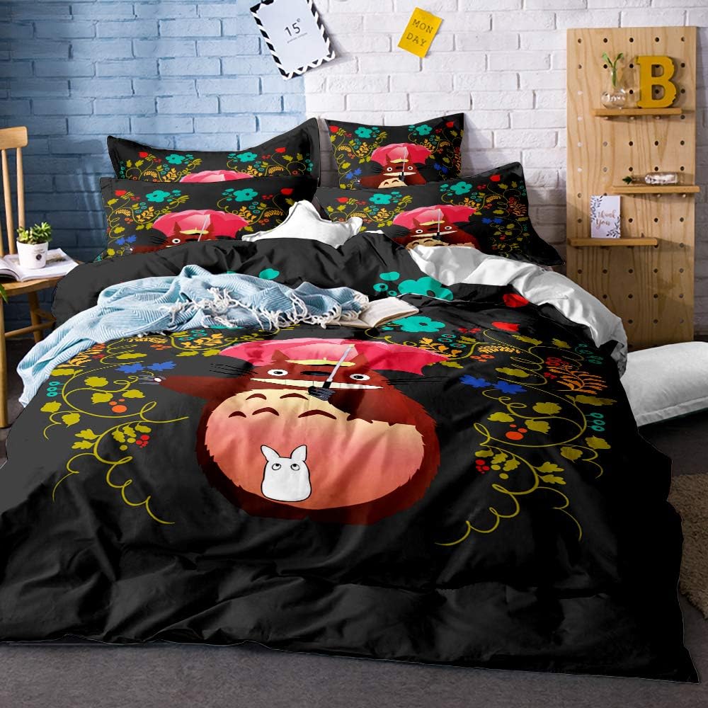Earendel Totoro Duvet Cover Set My Neighbor Totoro Bedding Cartoon