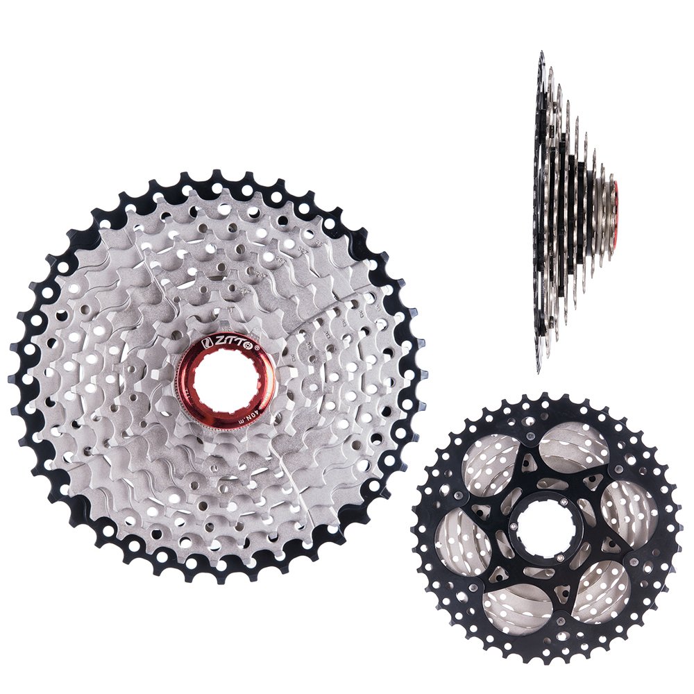 Lixada 9 Speed 11-40T MTB Mountain Bike Bicycle Cassette Sprocket Freewheel for Mountain Bike, Road Bicycle, MTB, BMX, SRAM, Shimano