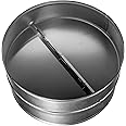 Vent Systems - 10 Inch Backdraft Damper - One-Way Airflow - Inline Fan Vent Deflector