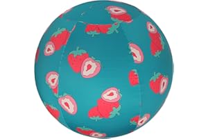 Horzmetnex 40 Inch Herding Ball Cover 40 Horse Ball Cover, Mega Ball Cover,Pet Ball Cover (Strawberry Pattern, 40inch)