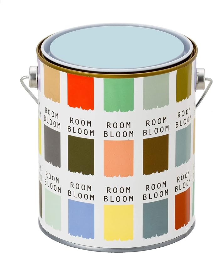 Amazon 水性塗料(室内 壁用 内装 ペンキ) ROOMBLOOMMatte 1kg カラーmidnight sun（青 ブルー