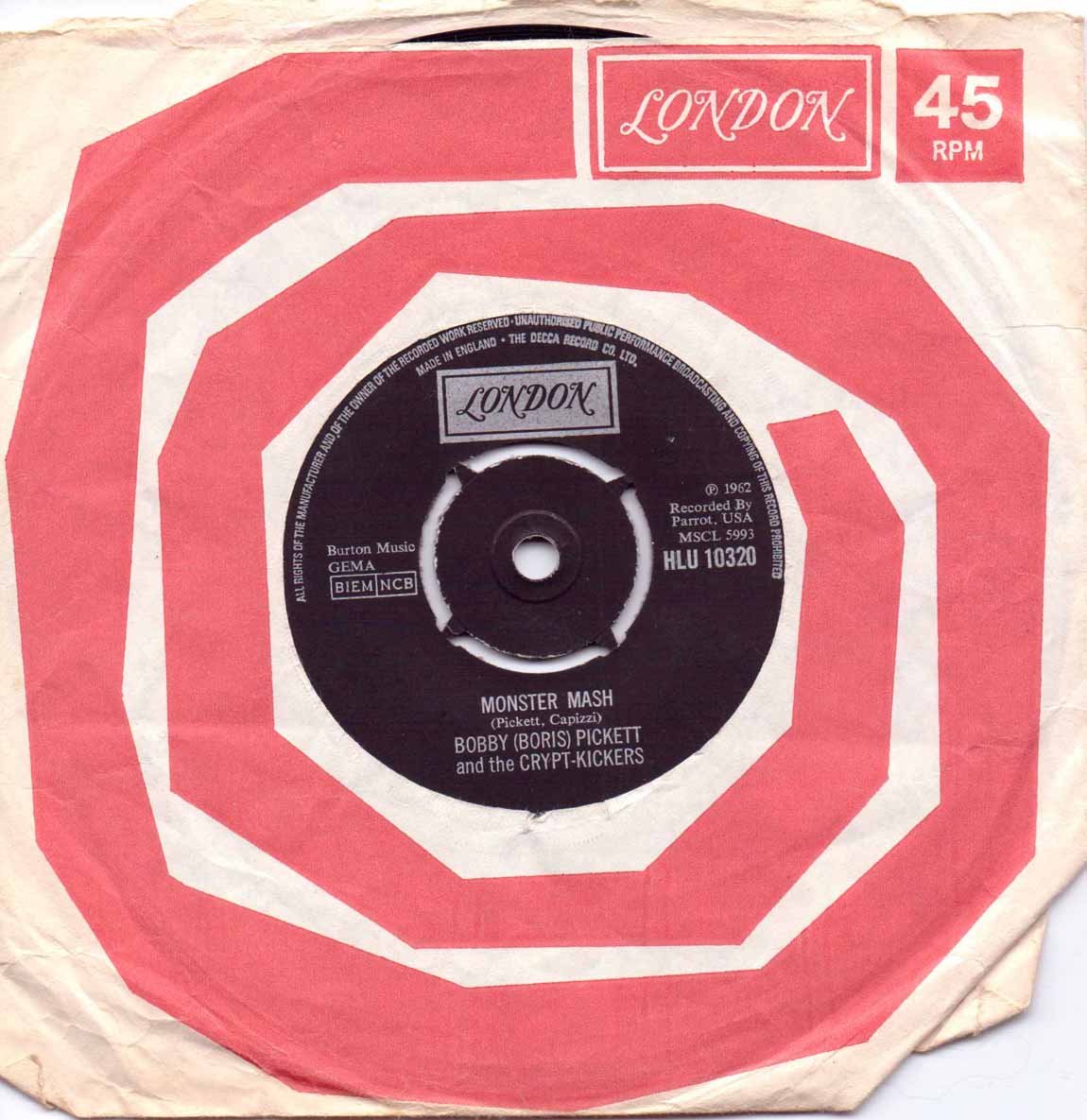 Bobby Pickett And The Crypt Kickers