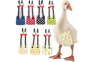 QBLEEV Pet Cole Duck Diapers for Baby Ducks, Chicken Diapers for Real Hens, Fashionable Duckling Nappy Poultry Cloth for Indoor Chick Goose Hen
