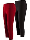 CADMUS High Waist Workout Capri for Women,2