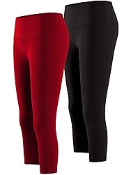CADMUS High Waist Workout Capri for Women,2