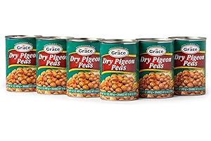 Grace Dry Pigeon Peas (6 Pack, Total of 84.6oz)