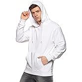 Klizzer Luxury 100% Cotton Hoodie For Men, Warm Fleece Pullover Hoodies Regular Fit Heavyweight Hooded Sweatshirts