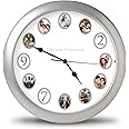 Mark Feldstein & Associates Timeless Treasures Personalized Recorded Message Sound Clock, 14 Inch