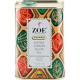 ZOE Organic Extra Virgin Olive Oil, 25.5 Ounce Tin &ndash; USDA Organic, First Cold Pressed, Non-GMO, BPA-Free Lining, Product of Spain