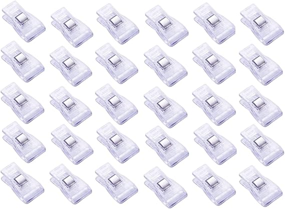 Amazon 仮止めクリップ スタンドクリップ ラスチック製 クリップ Diy 手作り 裁縫用品 便利グッズ 透明 30pcs 待ち針 通販 Amazon 仮止めクリップ スタンドクリップ ラスチック製 クリップ Diy 手作り 裁縫用品 便利グッズ 透明 30pcs 待ち針 通販