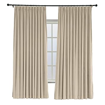 Amazon Com Chadmade Pinch Pleated 72w X 84l Blackout Lined Velvet