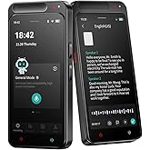 AI Voice Recorder, Digital Voice Recorder with Unlimited Transcription, Summarize, Translation, 80GB Voice to Text Smart Recorder Transcriber, Support 134 Languages, AI Recorder for Lectures, Meetings