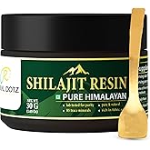 Rural Dotz Himalayan Shilajit Resin – 100% Natural – 30g Jar – 60 Servings - Pitch for Energy, Strength & Vitality – Natural Ayurvedic Supplement - 500 mg per Serving