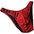 NPC,IFBB,WBFF Men's bodybuilding posing trunks/posing fitness suit - wine color (Large Regular)