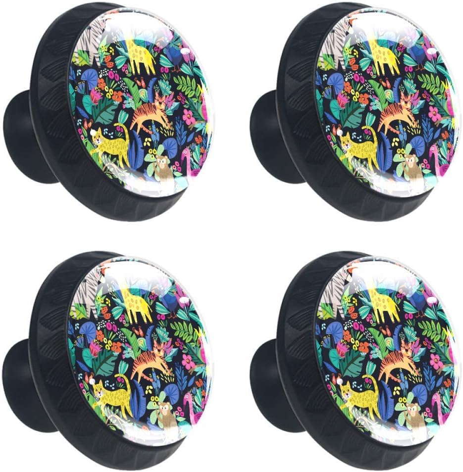 Door knob with Golden Flower Cabinet pulls Kitchen Drawer ...