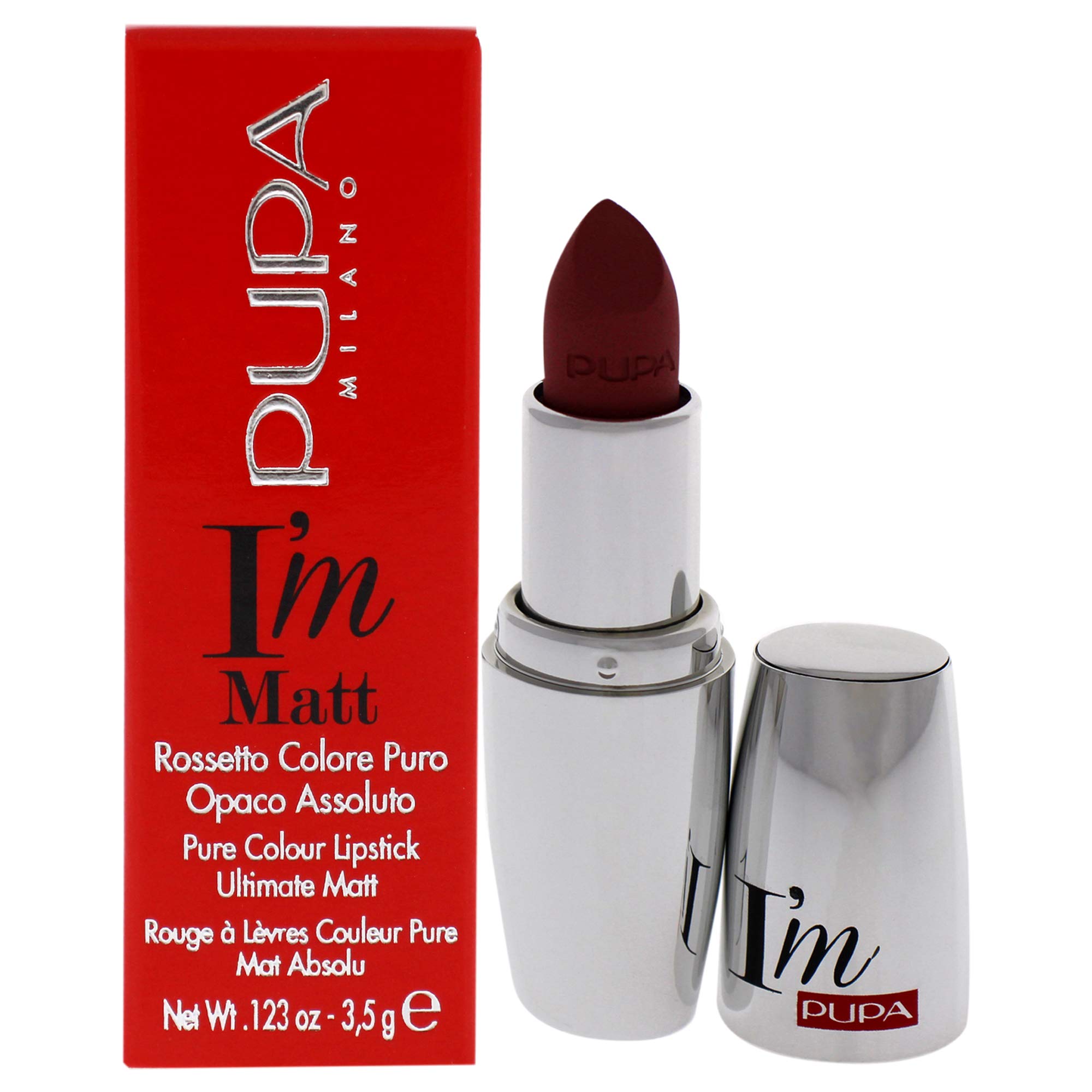 Pupa Milano I Am Matte Pure Colour Lipstick - 012 Angel Rose For Women 0.123 oz Lipstick