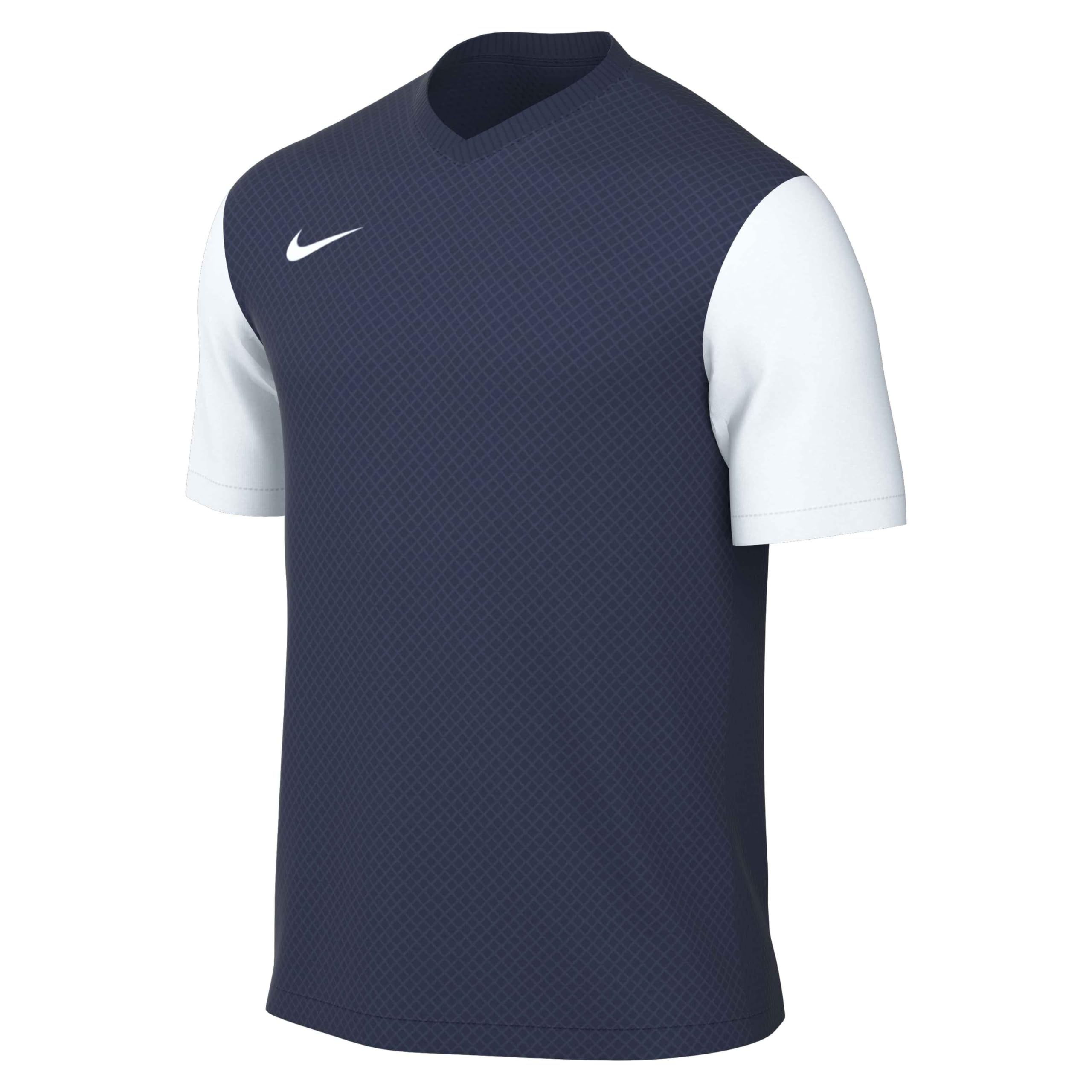 Nike DH8035 M Nk Df Tiempo Prem Ii JSY Ss Sweatshirt Men's Navy/White L