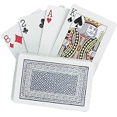 Fun Express Jumbo Playing Cards (5 1/4") - Toys - 12 Pieces