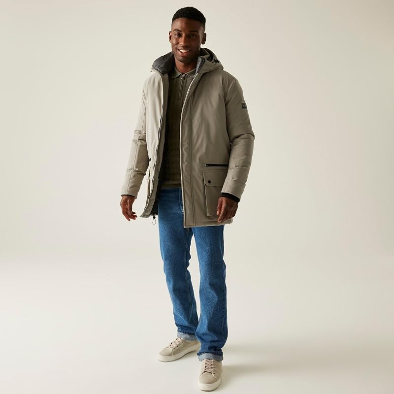 Hombre Rhodo impermeable chaqueta transpirable aislado acolchado Winter abrigo