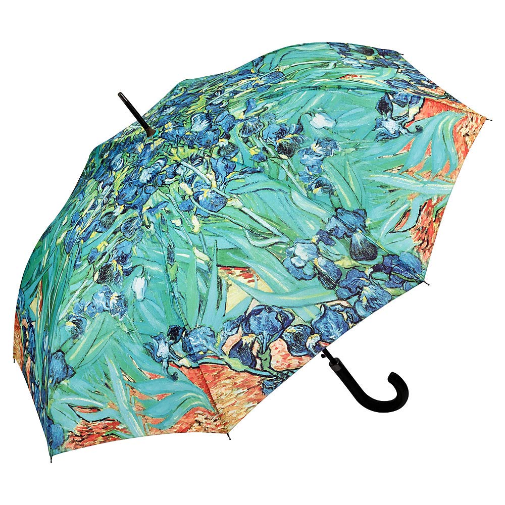 VON LILIENFELD® Umbrella Automatic Women Motif Floral Art Vincent Van Gogh Irises