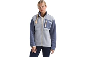 THE NORTH FACE Women's Yumiori Full Zip Jacket Lightweight Fleece Coat with Embroidered Logo, Secure Zip Pockets