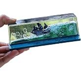 ZEshops Ghost Ship Black Pearl Ship in A Bottle Fluid Liquid Drift Bottle Living Room Decoration Acrylic Gift Floating Boat Home Decor