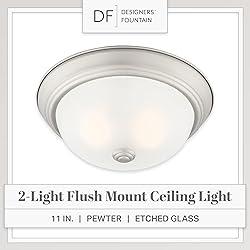 DESIGNERS FOUNTAIN 2-Light Flush Mount Ceiling