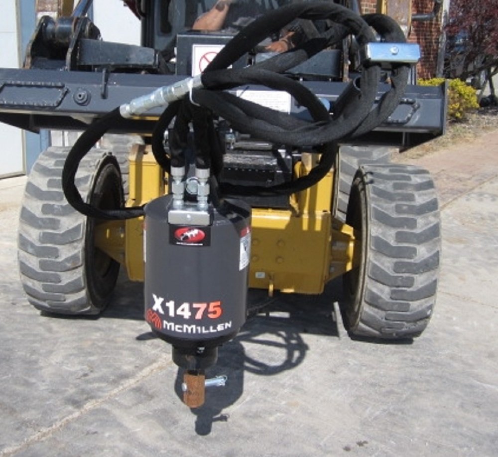 Skid Steer Loader X1475 Auger / Post Hole Drive Unit Attachment Amazon