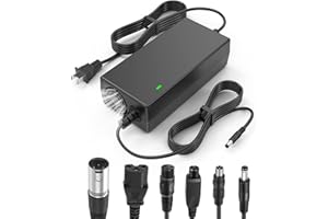 FANCY BUYING 7-in-1 Universal Charger | 48 Volt Battery Charger & 54.6V 2A Output | Fast Charging for 13S Li-ion, Scooter Batteries | Overload/Short-Circuit Protection
