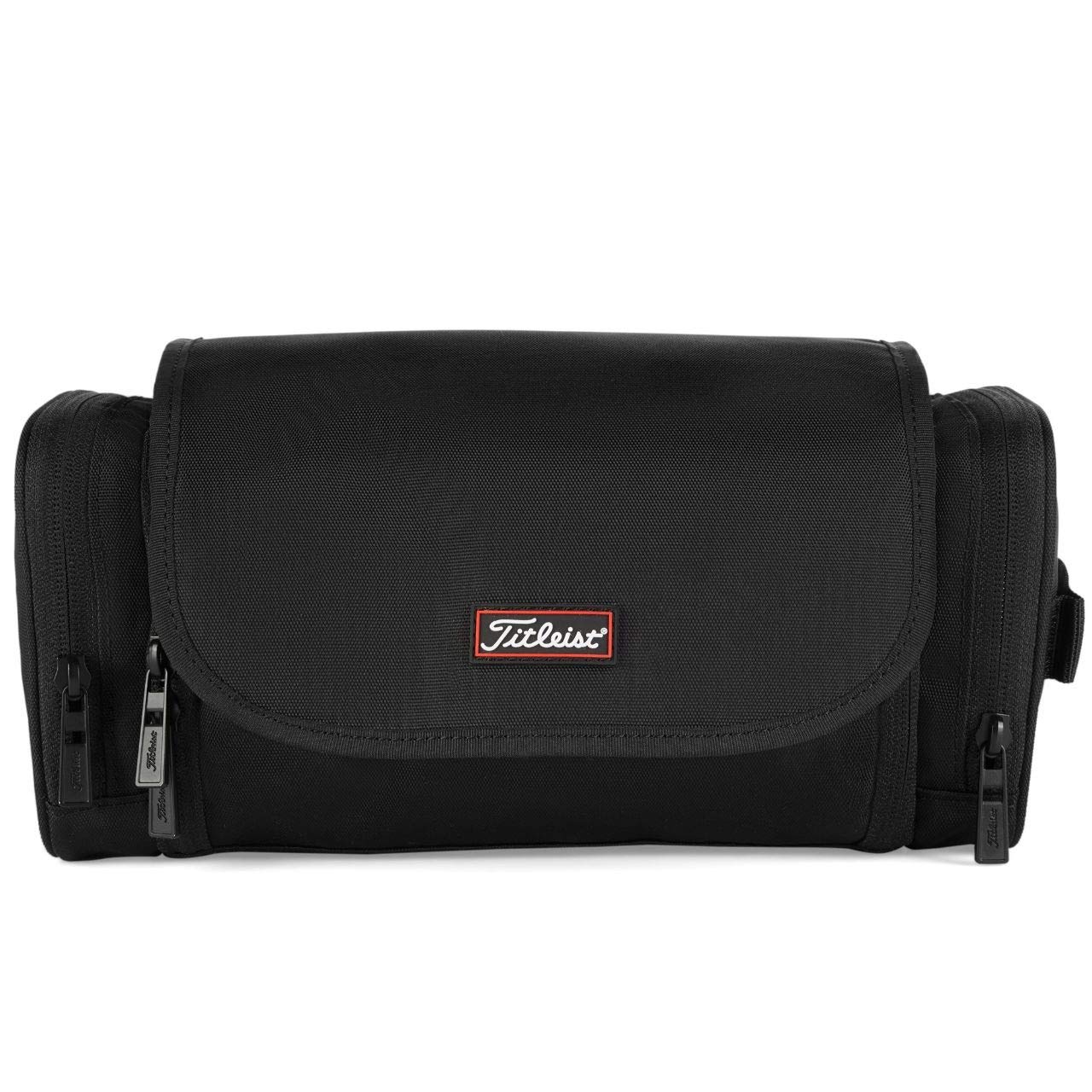 Titleist Players Hanging Toiletries Bag, Black/Red