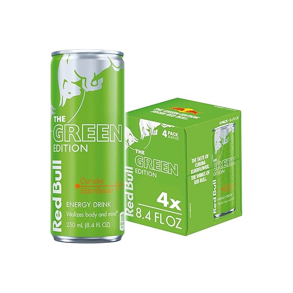 RED BULL GREEN EDITION ENERGY DRINK, CURUBA ELDERFLOWER,...