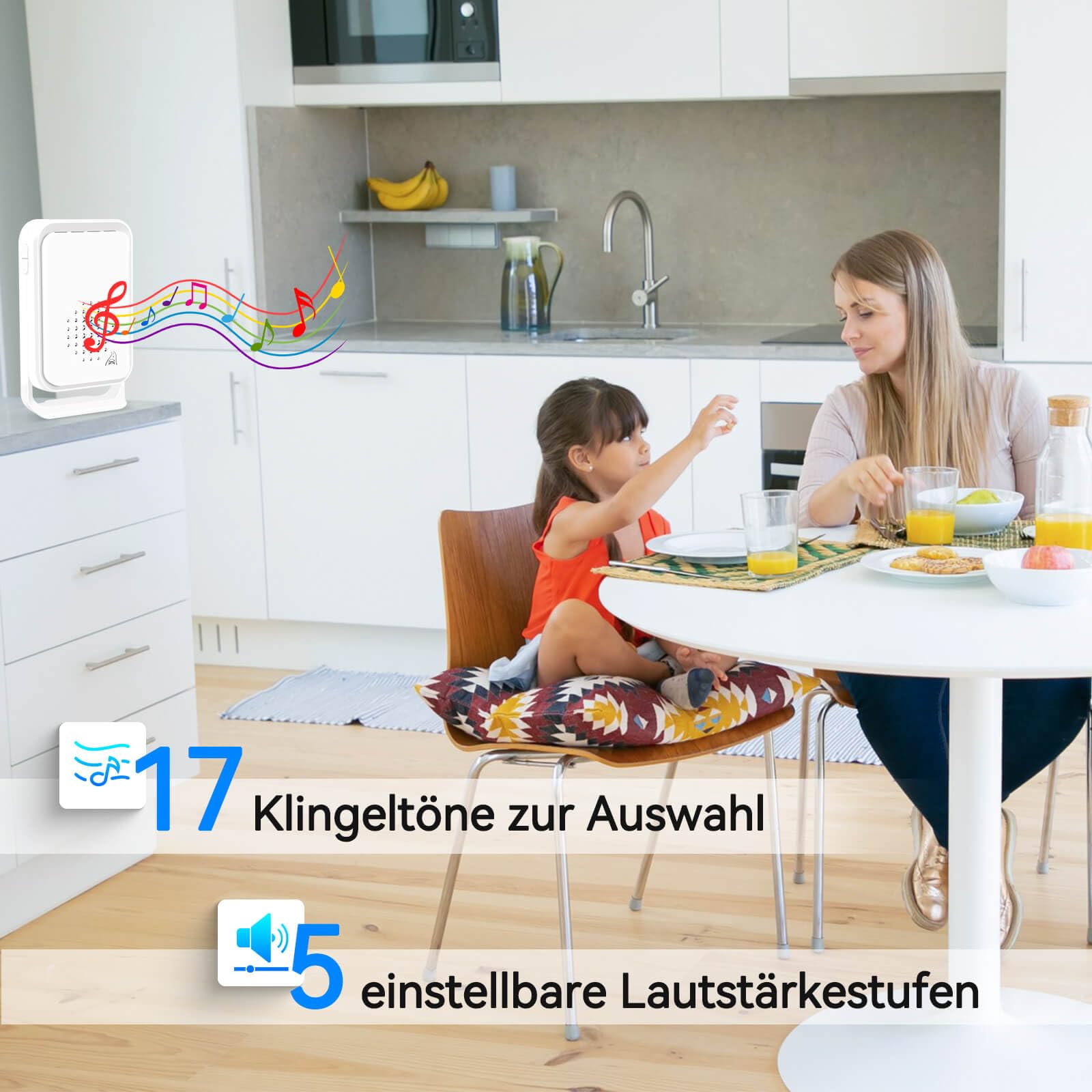 NineLeaf Bewegungsmelder, Lichtschranke mit Alarm, Radar-und PIR-Einfahrtsalarm, Funk-Türklingel Infrarot Sensor IP64 wasserdichte, Bewegungsmelder Alarmanlage für Haus Garage Büro Wohnung Geschäfte 5