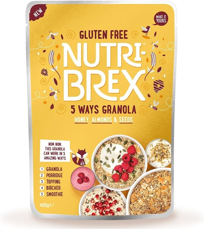 Nutri-Brex 5 Ways Granola - Honey, Almonds & Seeds 400g